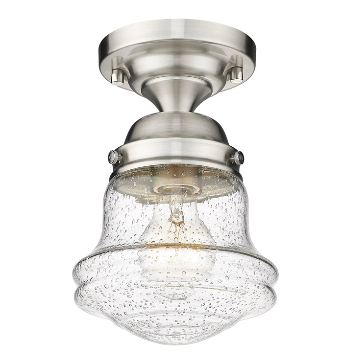 Flush Mount Z-Lite 736F1-BN Brushed Nickel Vaughn 1 Light Flush Mount Z-Lite