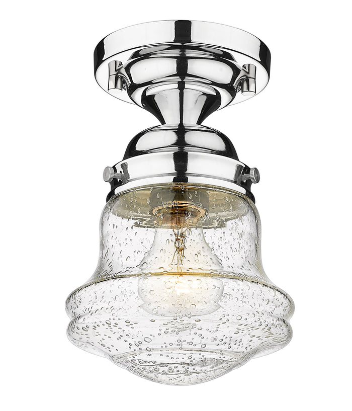 Flush Mount Z-Lite 736F1-CH Chrome Vaughn 1 Light Flush Mount Z-Lite