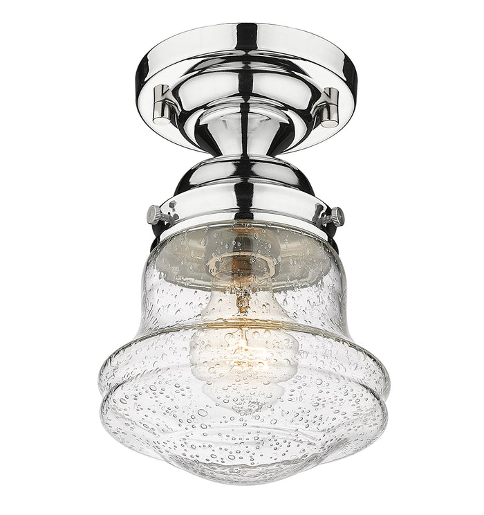 Flush Mount Z-Lite 736F1-CH Chrome Vaughn 1 Light Flush Mount Z-Lite