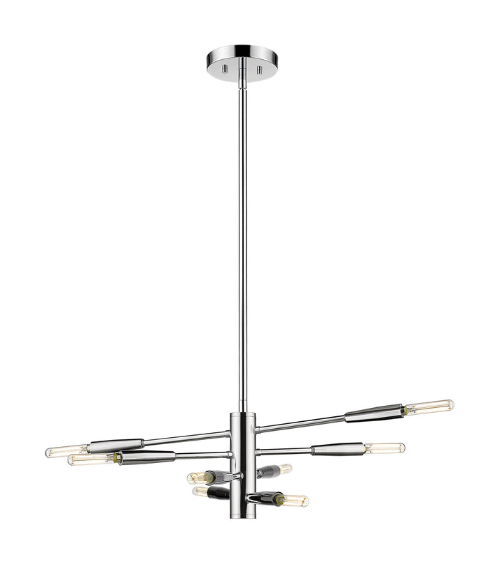 Chandelier Z-Lite 737-8CH Chrome Ascension 8 Light Chandelier Z-Lite