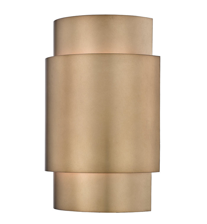 Wall Sconce Z-Lite 739S-RB Rubbed Brass Harlech 2 Light Wall Sconce Z-Lite