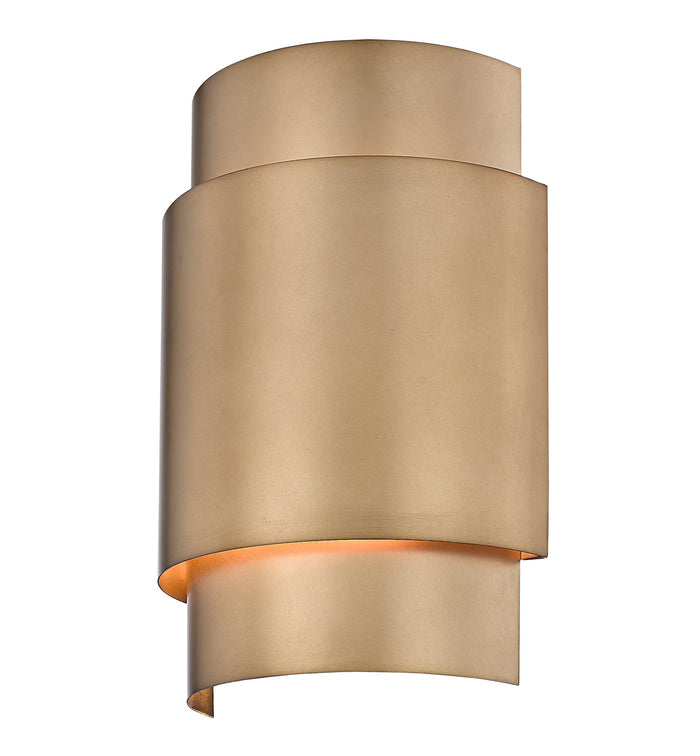 Wall Sconce Z-Lite 739S-RB Rubbed Brass Harlech 2 Light Wall Sconce Z-Lite