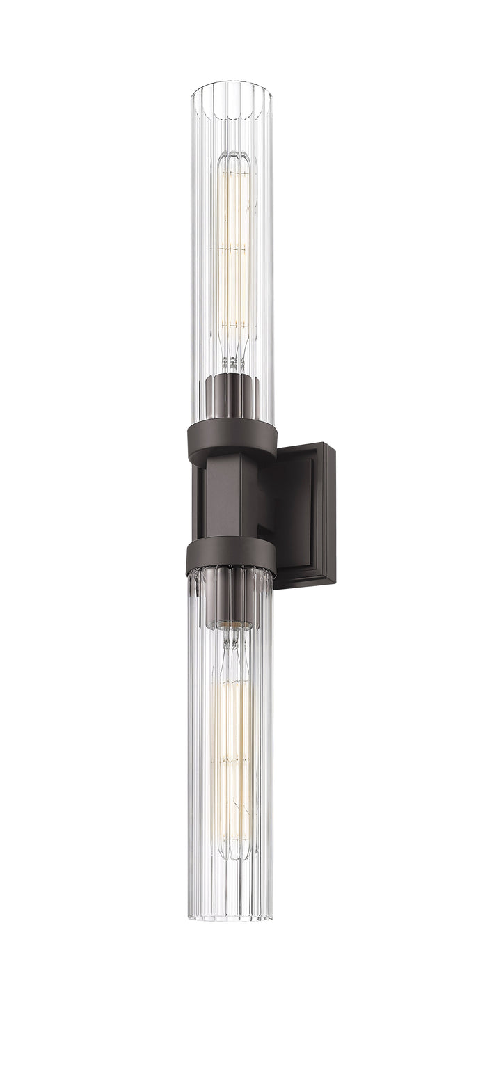 Wall Sconce Z-Lite 740-2W-BRZ Bronze Beau 2 Light Wall Sconce Z-Lite